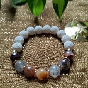 Garden Quartz Diffuser Bracelet